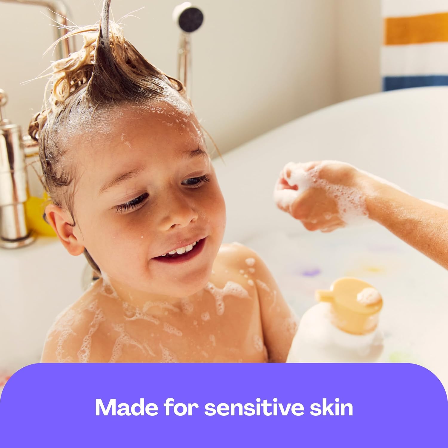 Hello Bello Ultra-Hydrating Baby Bubble Bath, Soft Lavender Scented, Tear Free & Safe for Sensitive Skin, 10oz Bottle