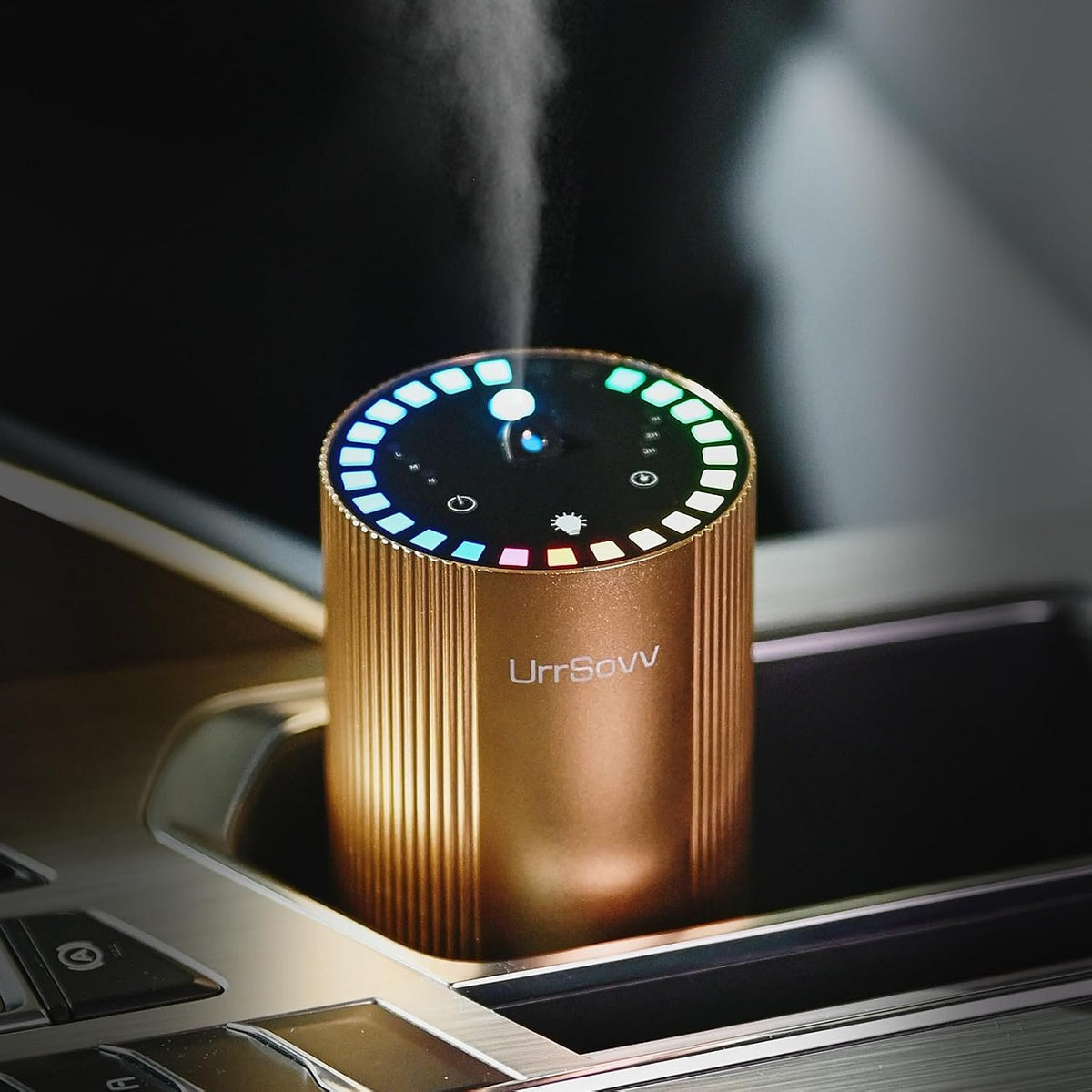 Waterless Car Diffuser for Essential Oils Wireless Battery Operated Car Diffuser Portable Cordless 60ML Air Freshener