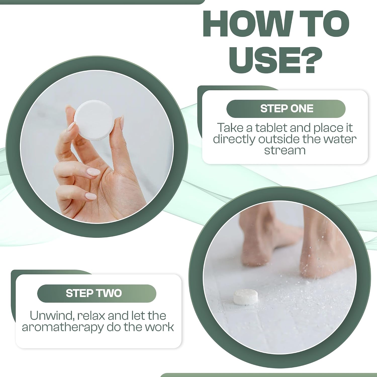 Shower Steamers 10-pk with Essential Oil Aromatherapy to Breathe Clear, Long Lasting Eucalyptus Scent, for Relaxation, Stress & Sinus Relief and Self Care. Great for Flu & Cold Season.