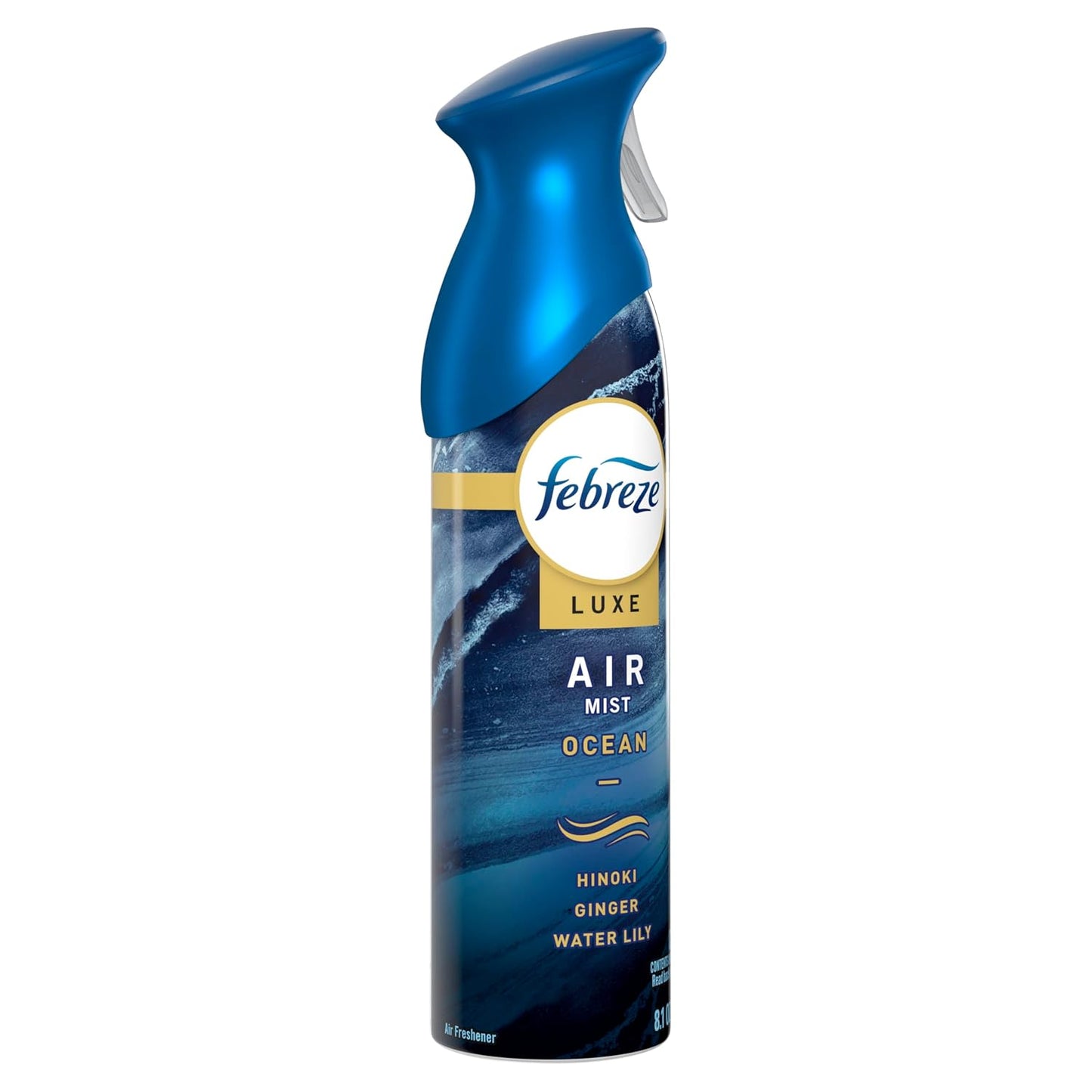 Febreze New & Improved Air Mist Ocean Air Freshener, Home and Kitchen Essentials, Odor Fighting Room Spray, 8.1 oz bottle