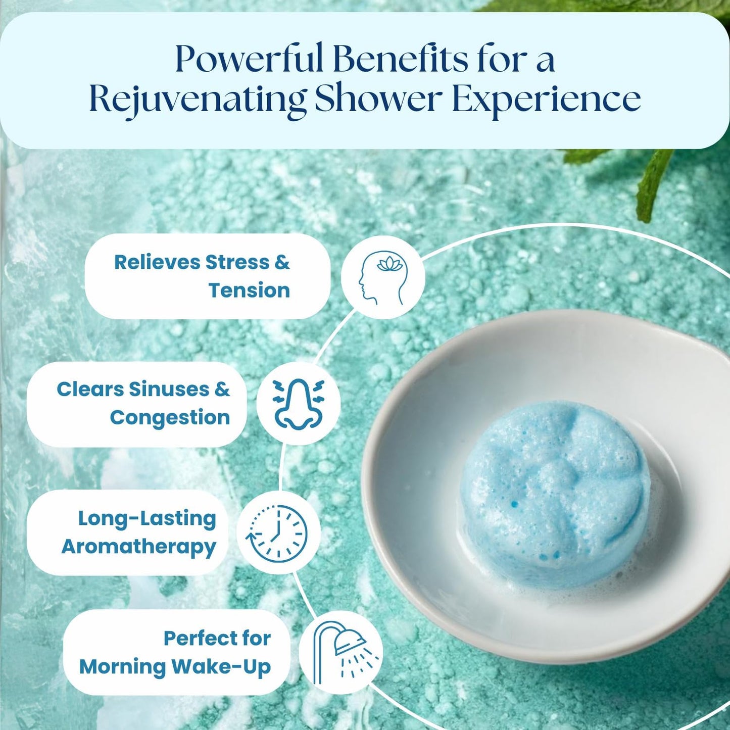 The Lavish Goat USA Made Shower Steamers 21 Count – Aromatherapy Shower Bombs - Tablets for Relaxation & Stress Relief