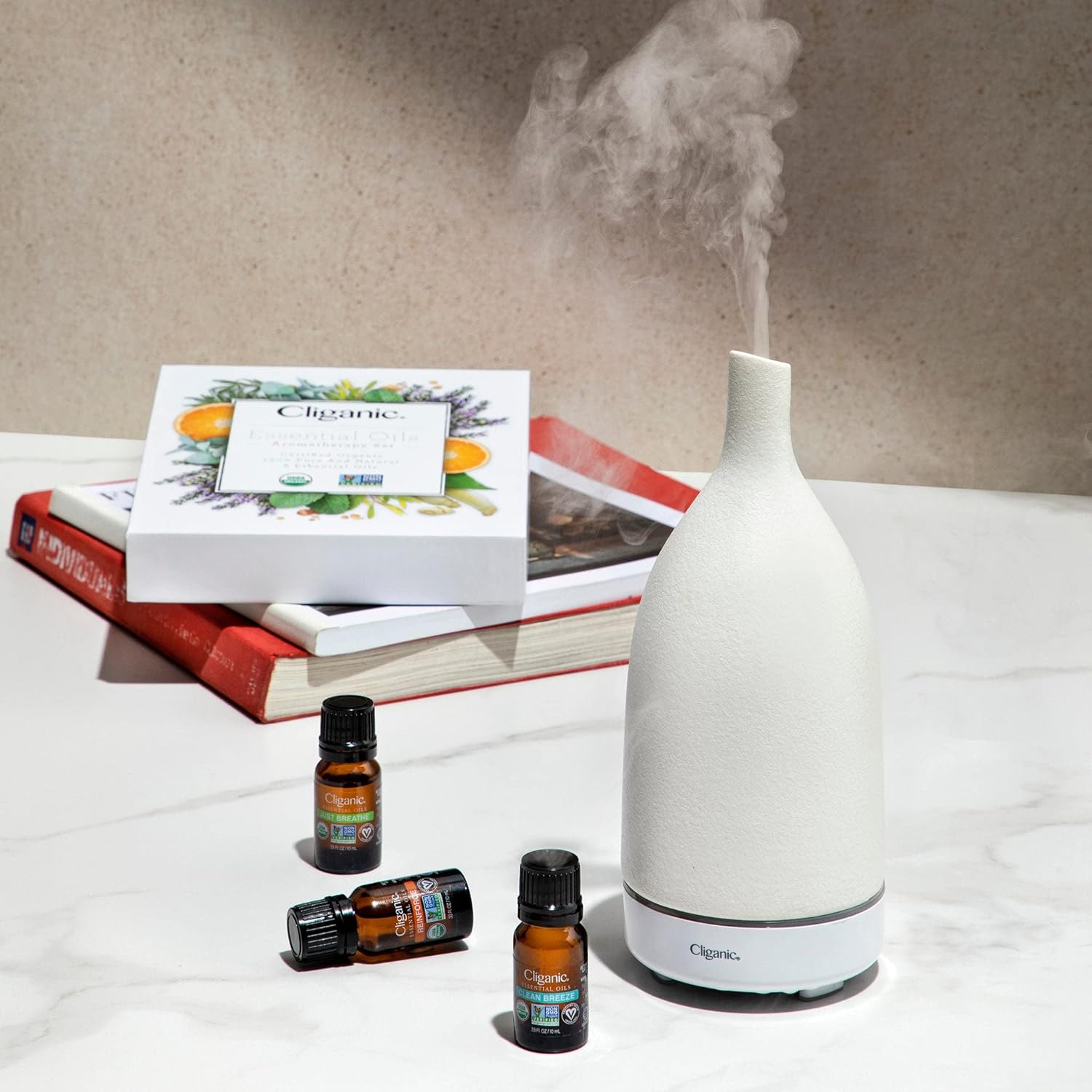 Cliganic in the Wild Essential Oil Blend - Organic, Natural Aromatherapy Oil for Diffuser Steam Distilled | Non-GMO Verified
