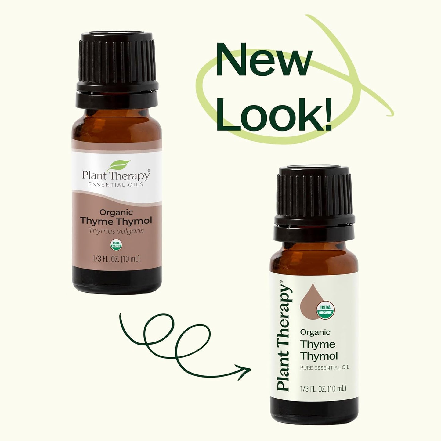 Plant Therapy Thyme Thymol Organic Essential Oil 10 mL (1/3 oz) 100% Pure, Undiluted, Powerful Warm-Herbaceous Scent