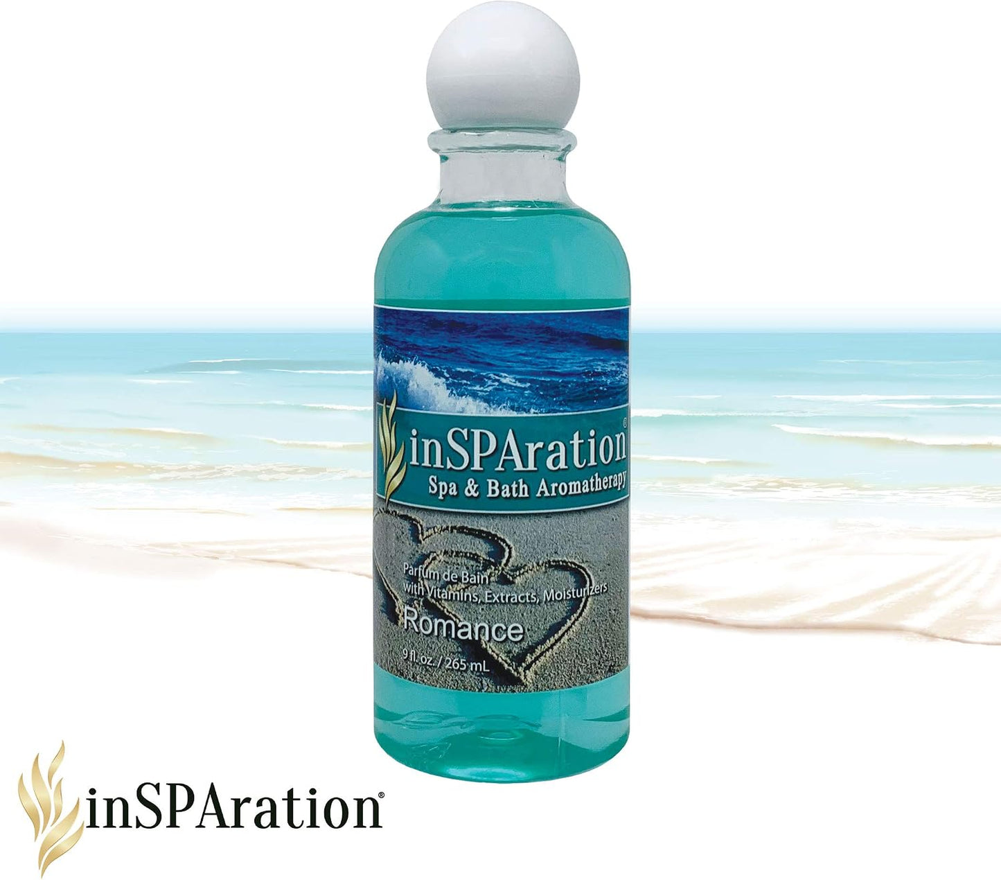 InSPAration 106X Spa and Bath Aromatherapy Liquid, 9 oz, Romance