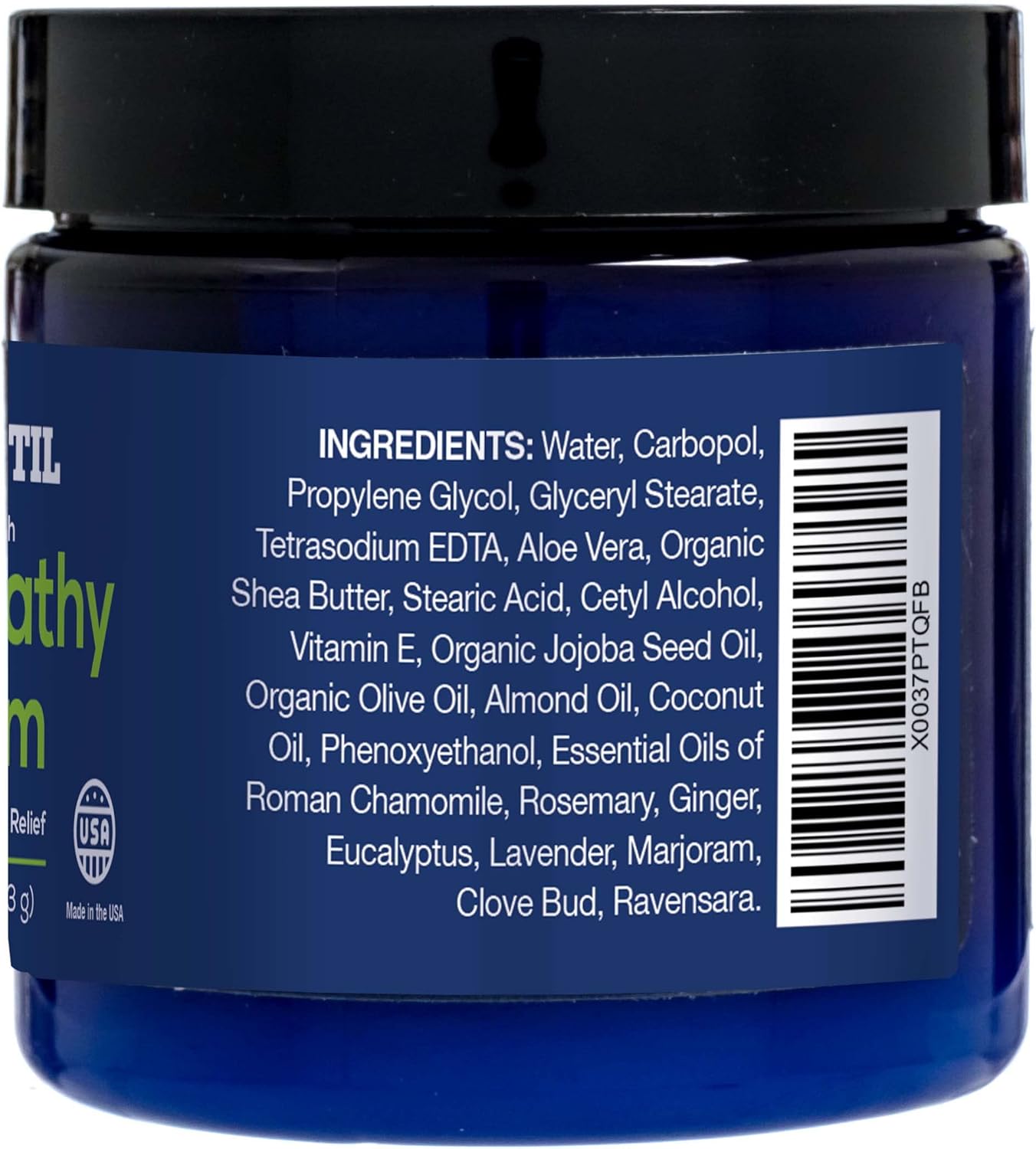Migrastil Extra Strength Neuropathy Cream for Feet, Legs, and Hands - Cooling Comfort Formula. Made in The USA. Vegan and Cruelty-Free, Non-Greasy, Gentle, Non-Burning (4 oz.)
