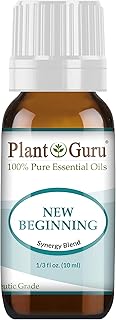 New Beginning Essential Oil Blend 10 ml 100% Pure Undiluted Therapeutic Grade. Centering, Meditation, Yoga, Relaxation, Mood, Uplifting, Calming, Diffuser.