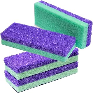 Salon Foot Pumice and Scrubber for Feet and Heels Callus and Dead Skins, Safely and Easily Eliminate Callus and Rough Heels (Pack of 4)