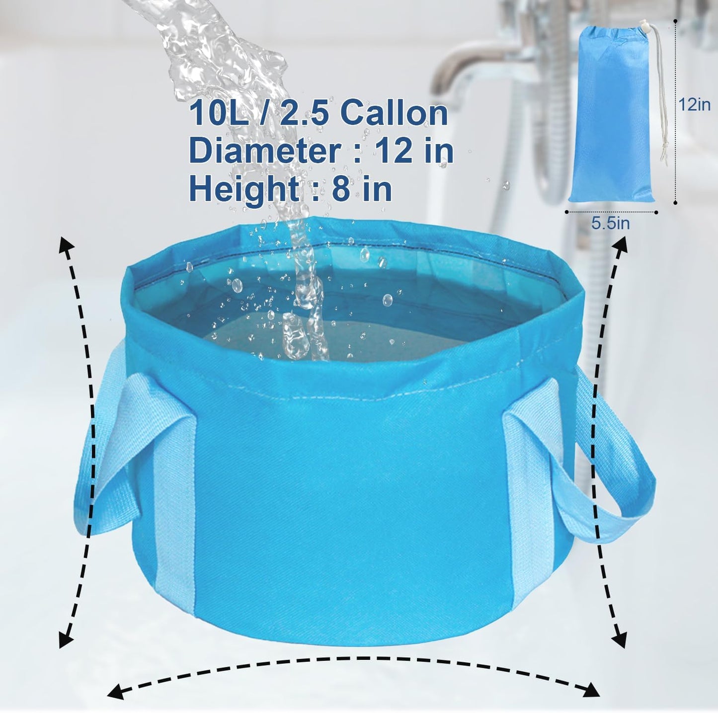 Ionic Detox Foot Bath SPA Machine, Ionic Cleanse Detox Foot Bath Spa Machine with Blue Bucket for Health Care Personal Home Travel
