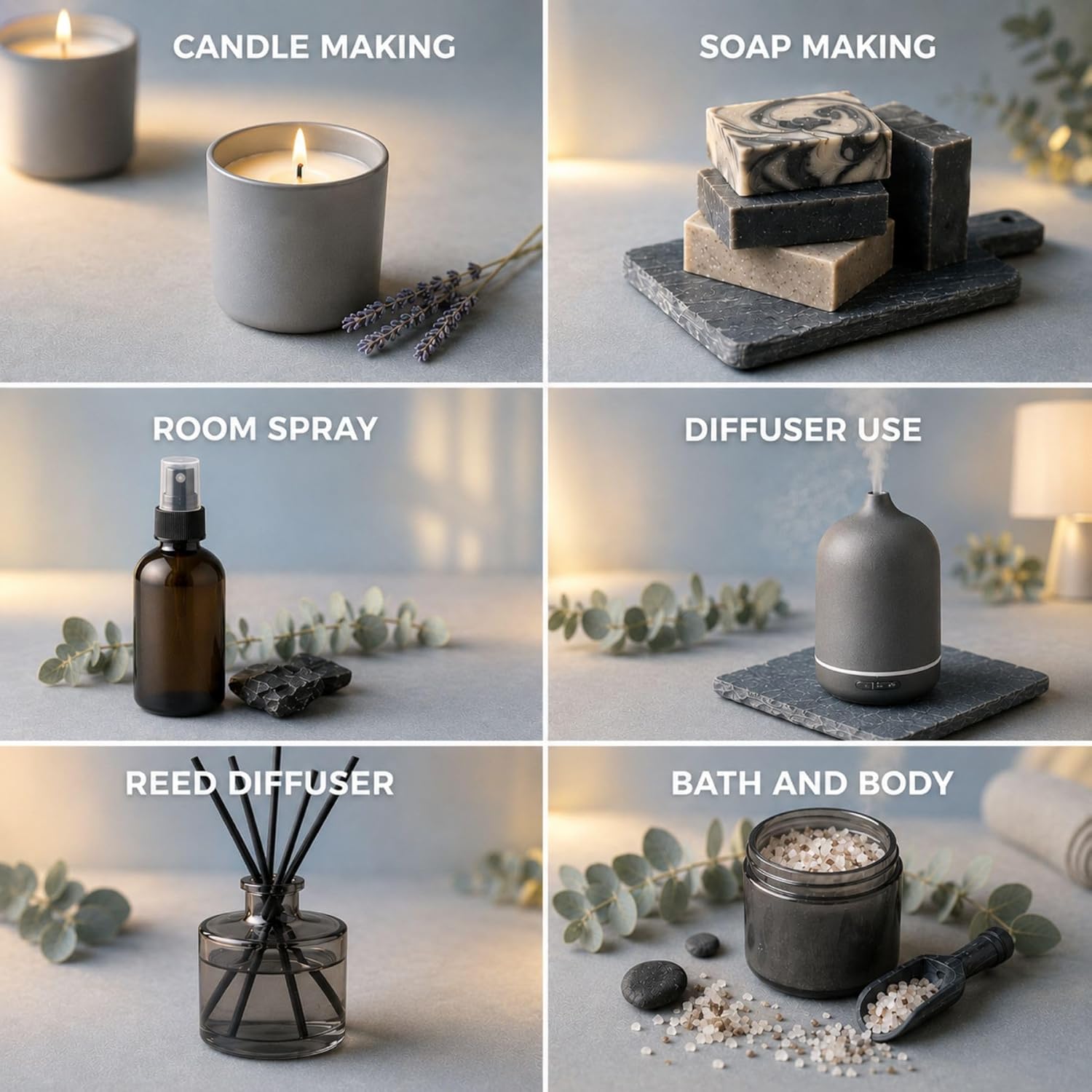 Scentia You Premium Fresh Fragrance Oil for Diffusers – Clean Citrus, Eucalyptus & Sandalwood Home Scent – Cold Air & HVAC Diffuser Oil Refill – 120 ml (4.06 fl oz)