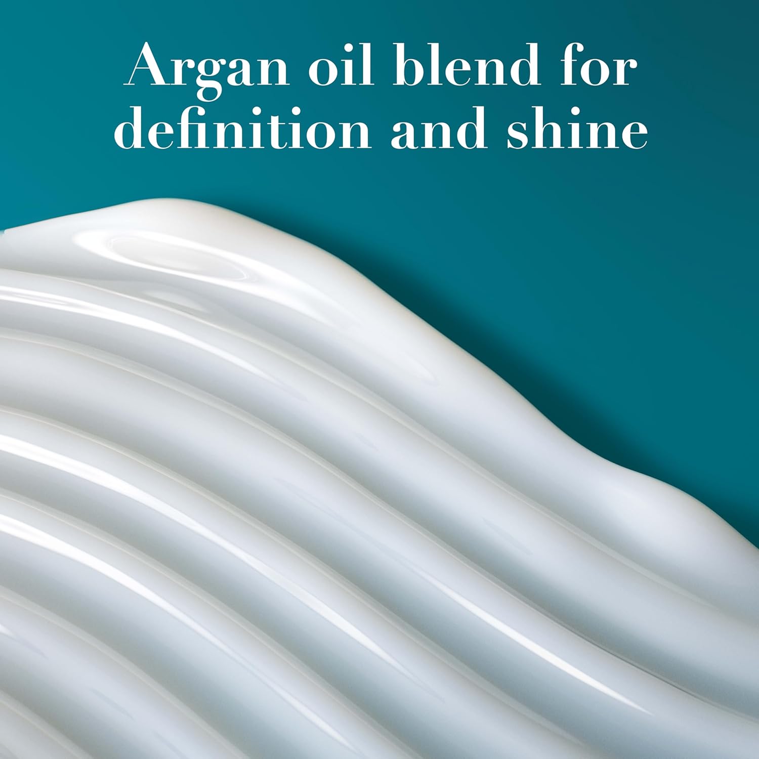 OGX Argan Oil of Morocco Curl-Defining Styling Cream, Anti-Frizz Curl Cream for Curly Hair & All Textures, Cold-Pressed Argan Oil, Paraben-Free, Sulfate-Free Surfactants, Curly Hair Products, 6 oz