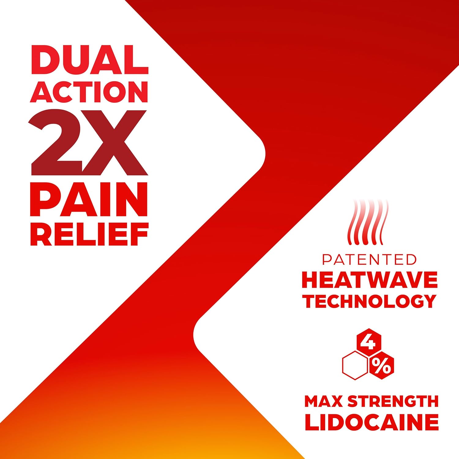 ThermaCare Heat + Max Strength 4% Lidocaine Roll-On - Dual Action Pain Relief for Back, Neck, Muscle, & Joint Pain - Warming Topical Analgesic, No-Mess Roll-On for Daily Pain Relief & Comfort
