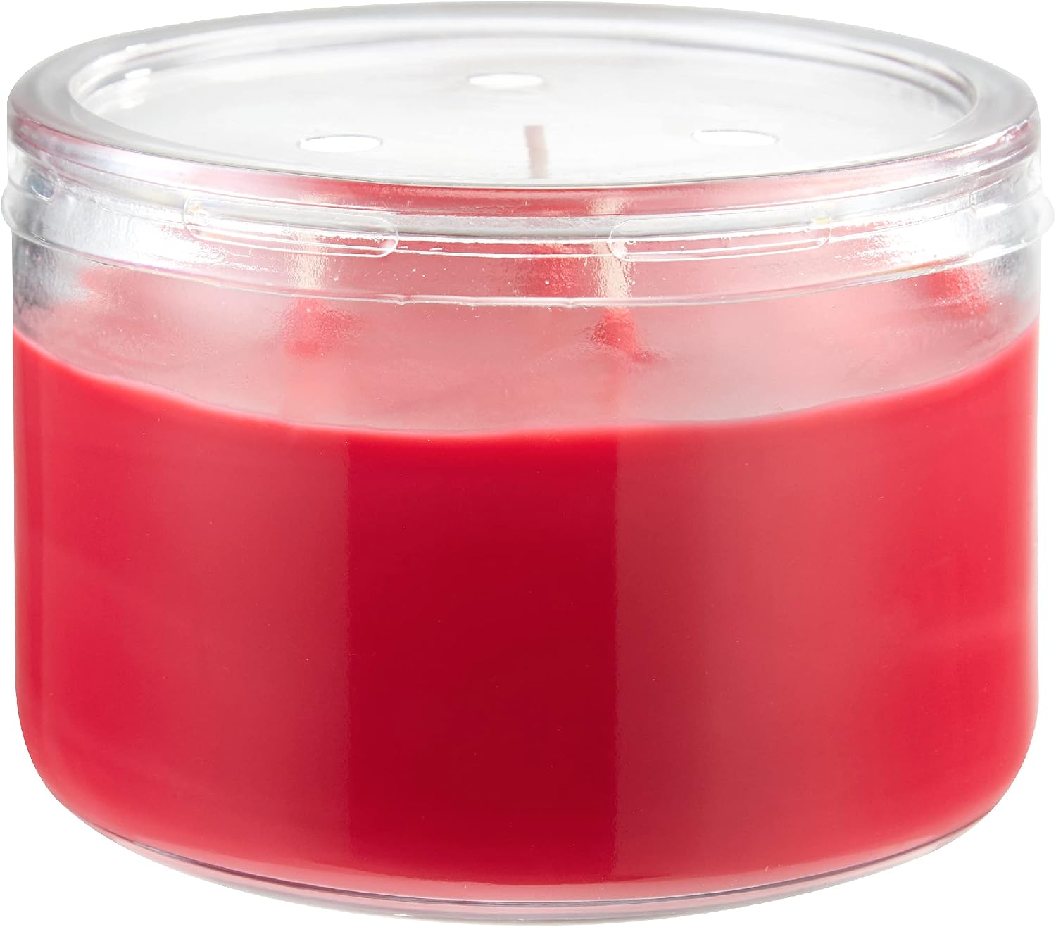 Candle-lite Scented Candles, Apple Cinnamon Crisp Fragrance, One 10 oz. Three Wick Aromatherapy Candle with 20-40 Hours of Burn Time, Red Color