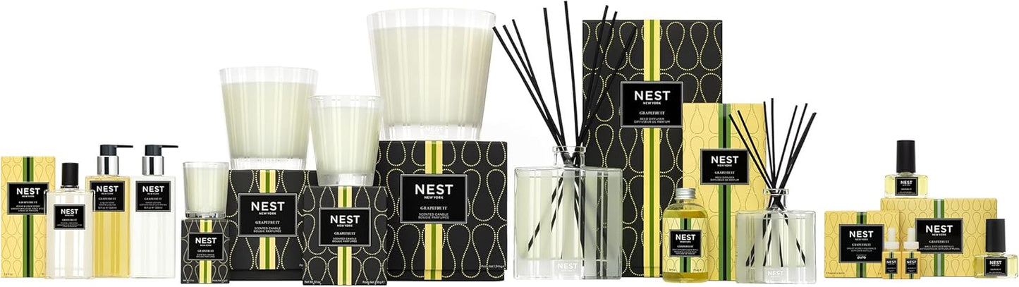 NEST New York Wall Diffuser Refill Vials, Grapefruit - Set of 2 - Up to 60 Days of Continuous Scent - Cruelty Free, Vegan - Made in USA