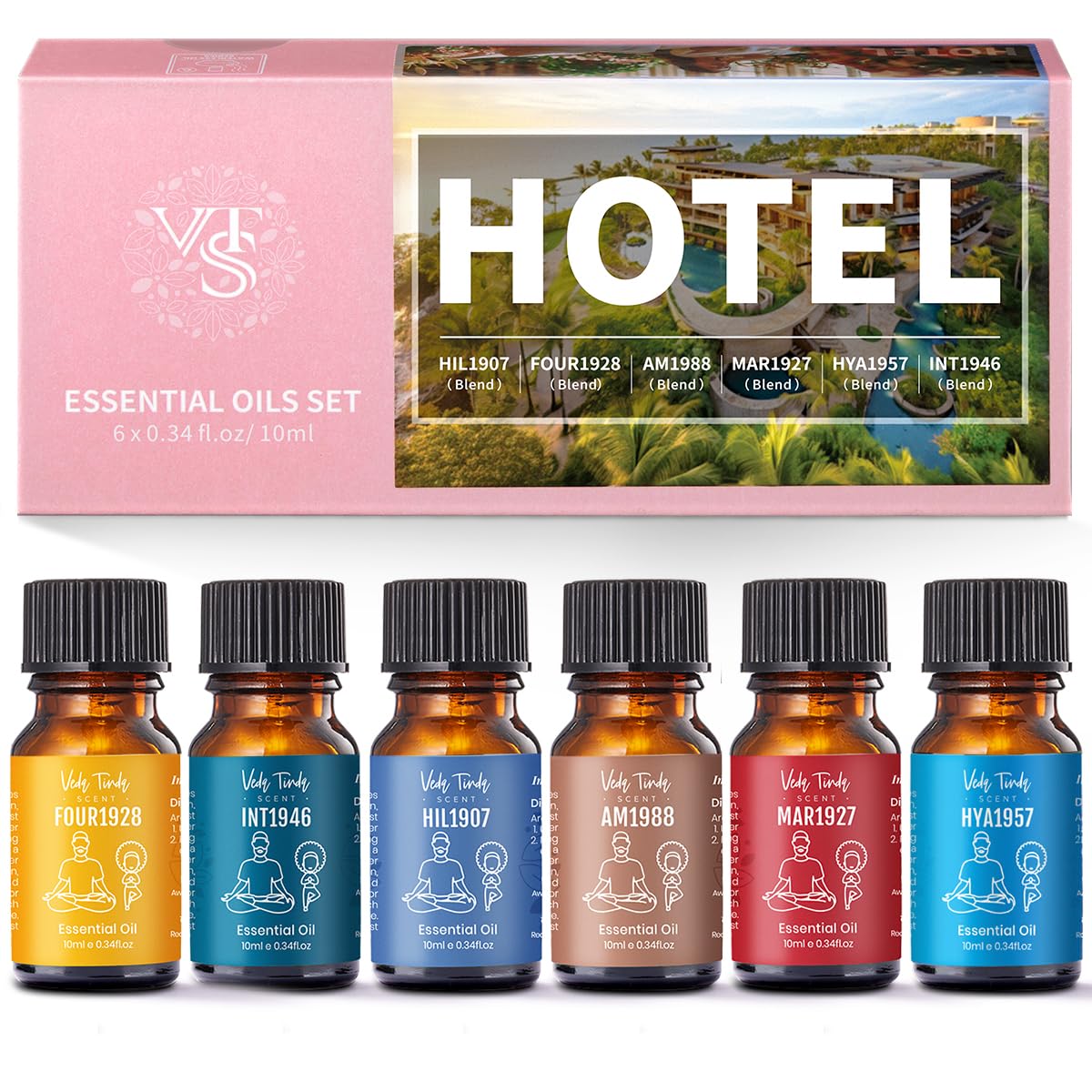 Hotel Scent Diffuser Oil Set
