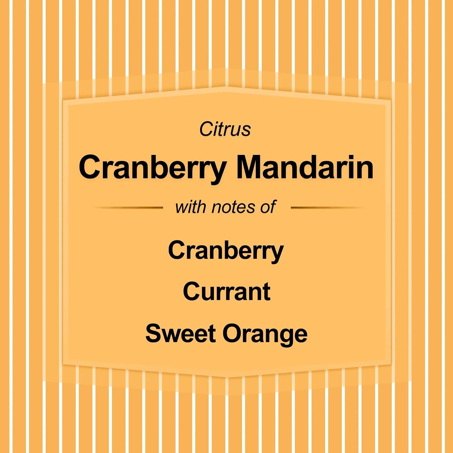 3-Wick Textured Wrapped Cranberry Mandarin Scented Candle, 14 oz
