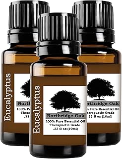 Eucalyptus (Eucalyptus globulus) - 3 Pack - 100% Pure Essential Oil, Undiluted Therapeutic Grade