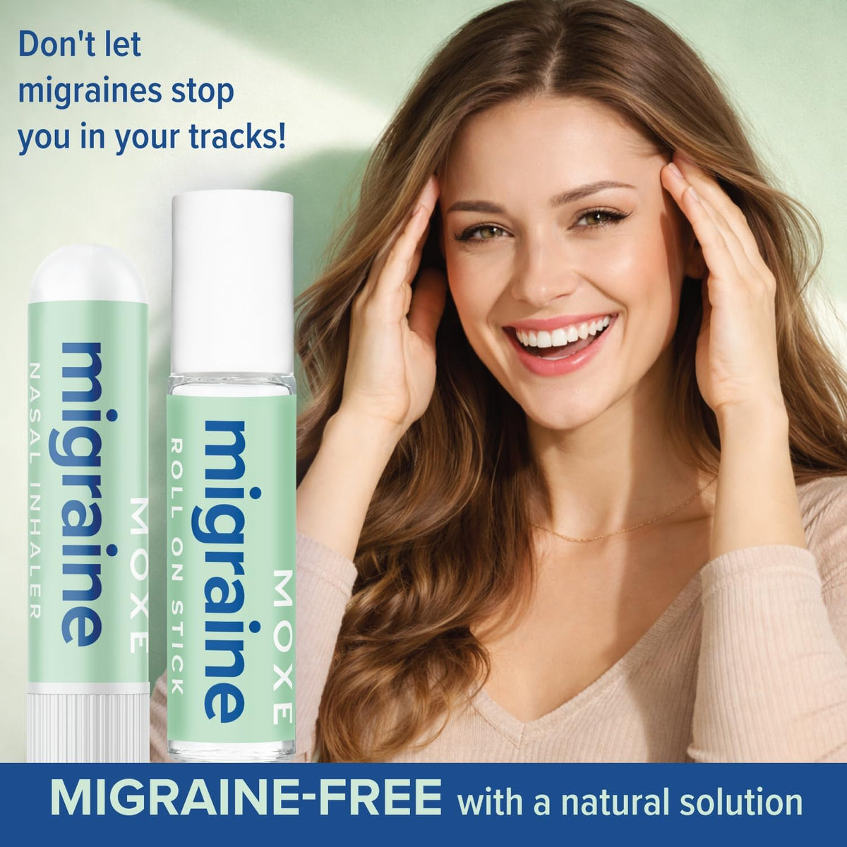 MOXE Migraine Rollon Stick & Nasal Inhaler Stick