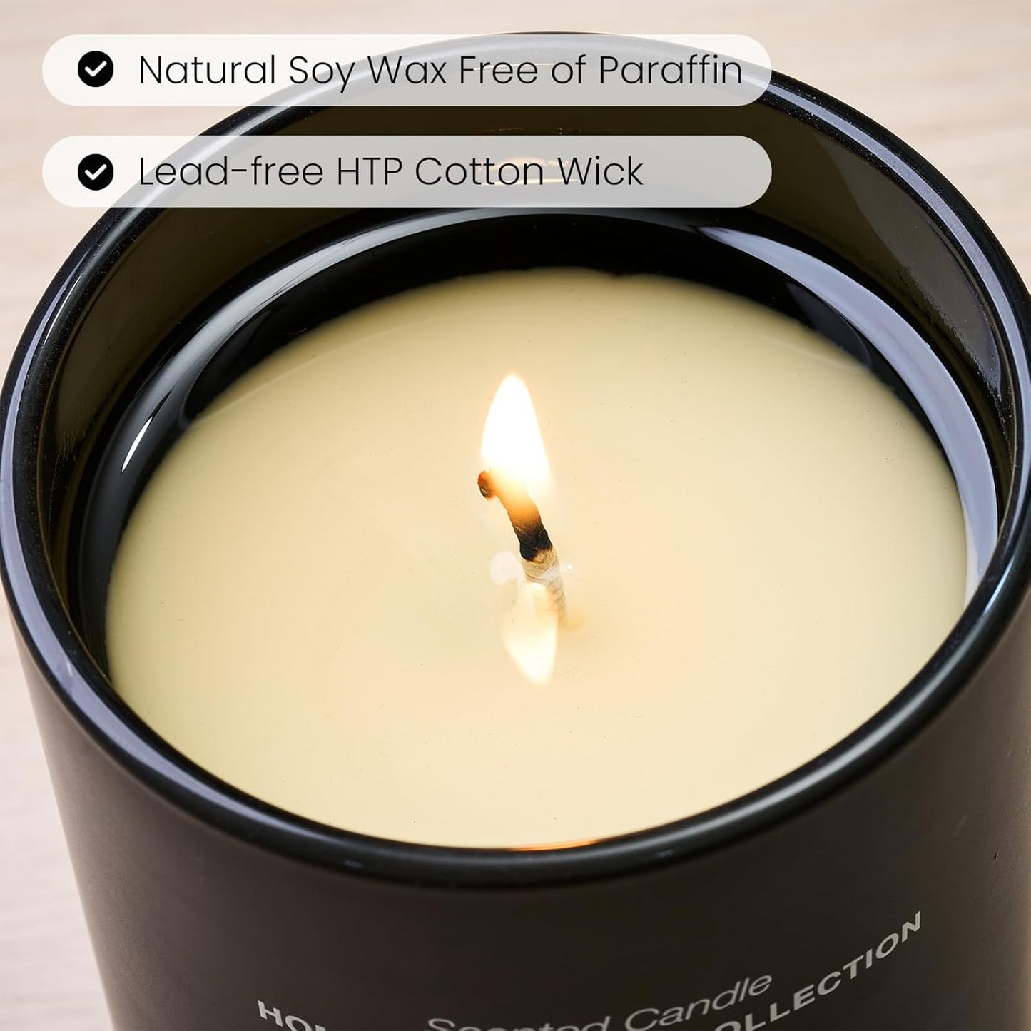 M&SENSE Natural Soy Candle| Eucalyptus Mint | 5.3 oz | Mini Spring Scented Candles for Relaxation,Meditation, Home Décor | for Bedroom, Office, Party Small
