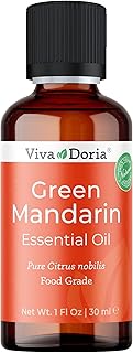 Viva Doria Green Mandarin Essential Oil, 100% Pure, Natural Essential Oil, Undiluted, for Aromatherapy | Food Grade, 30 mL (1 Fluid Ounce)