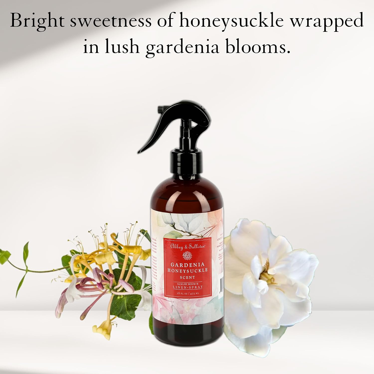 Abbey & Sullivan Linen Spray, Gardenia Honeysuckle, 16 oz