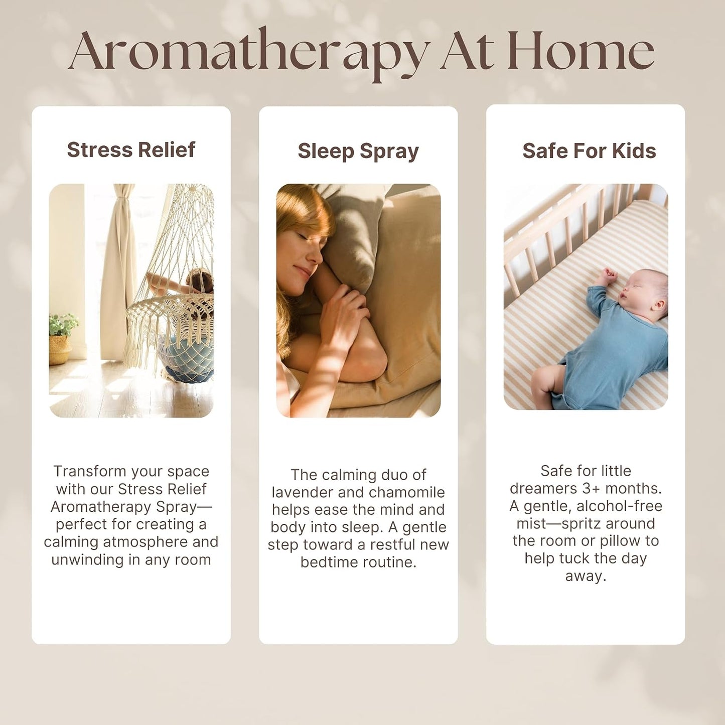 Stress Relief Pillow Spray, Lavander & Chamomile 100% Natural 2.0 Oz. Spray, Aromatherapy, Gifts for Her, Birthday Gifts, Gift Ideas, New Mom Gifts