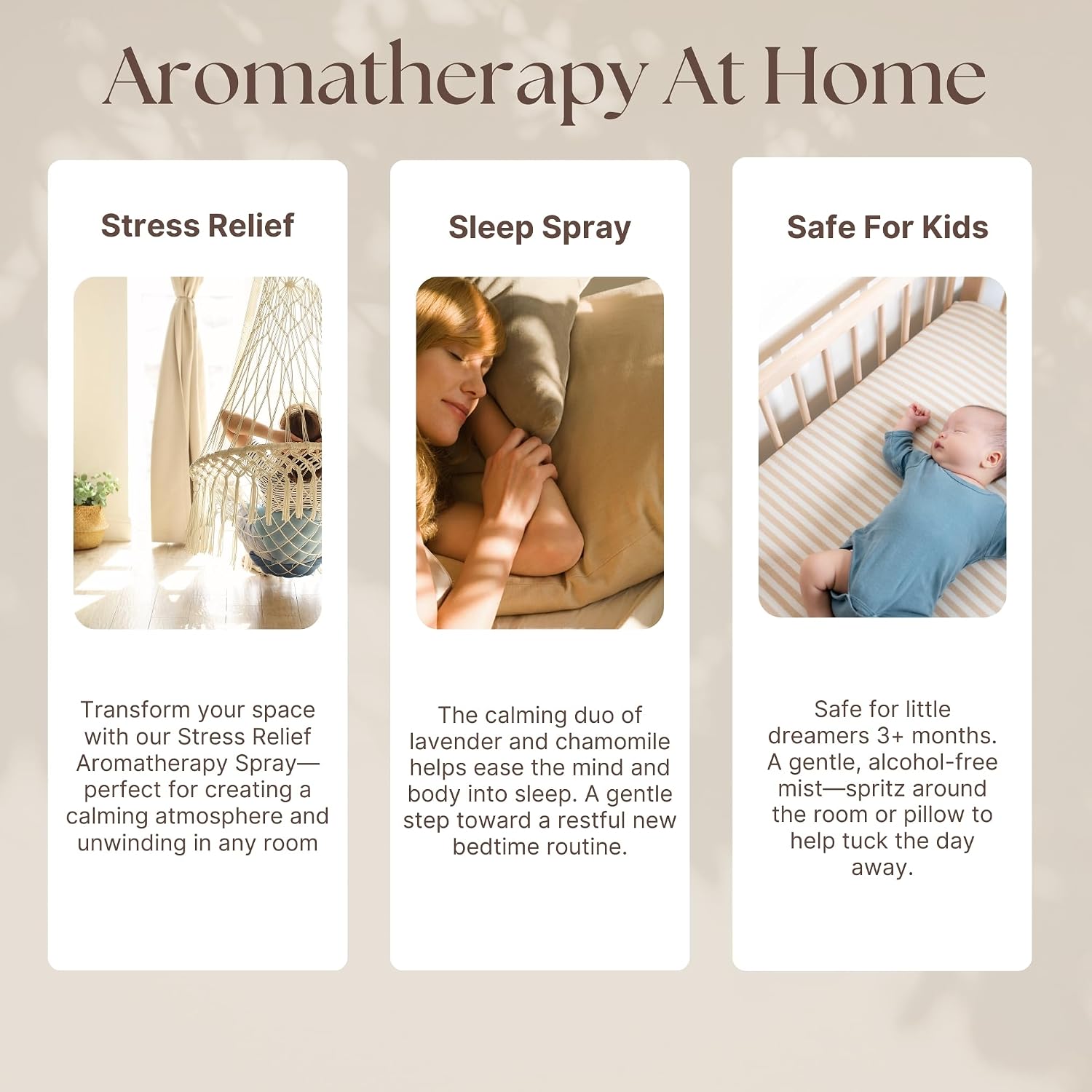 Stress Relief Pillow Spray, Lavander & Chamomile 100% Natural 2.0 Oz. Spray, Aromatherapy, Gifts for Her, Birthday Gifts, Gift Ideas, New Mom Gifts