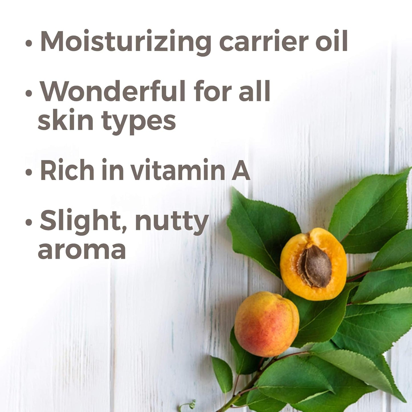 Plant Therapy Apricot Kernel Carrier Oil 1 Gal. A Base Oil for Aromatherapy, Essential Oil or Massage Use