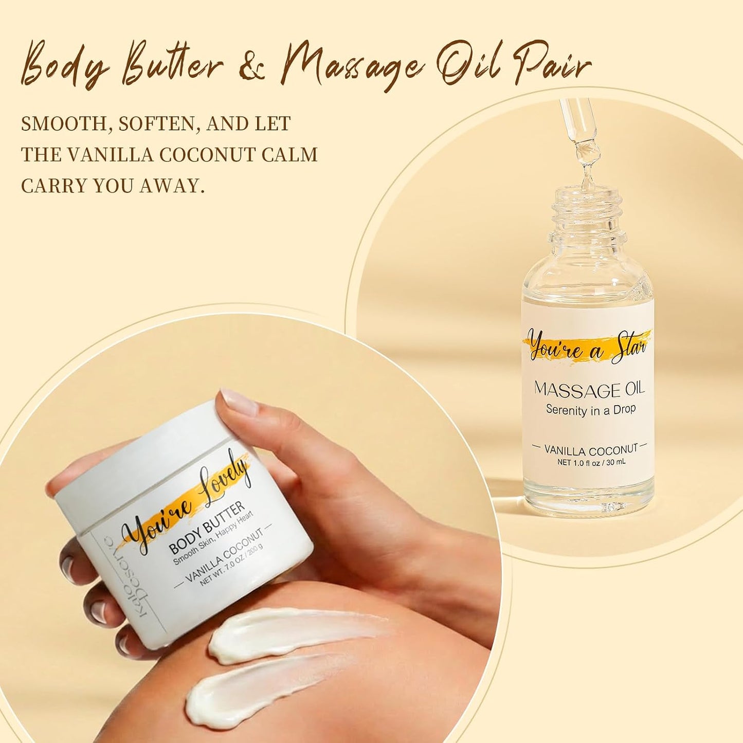Spa Gifts for Women Vanilla Coconut Self Care Set Birthday Baskets Christmas Relaxing Home Kit Luxurious Bath and Body Gift for Mom Her Sister Teacher Friend Friendship Thinking of You Thank You Box