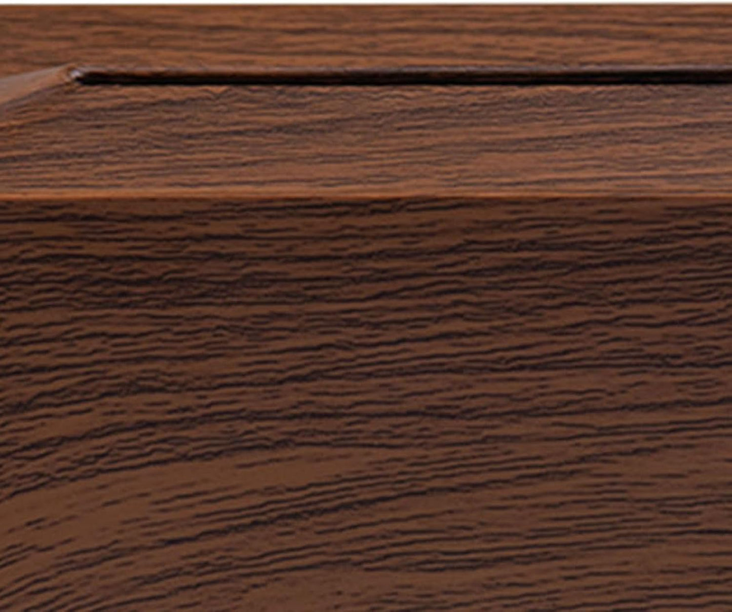 Fafeicy Essential Oil Diffuser, Dark Wood Grain Ultrasonic Humidifier with 7 Color Changing Lights for Home Bedroom Office (Dark Wood Grain)