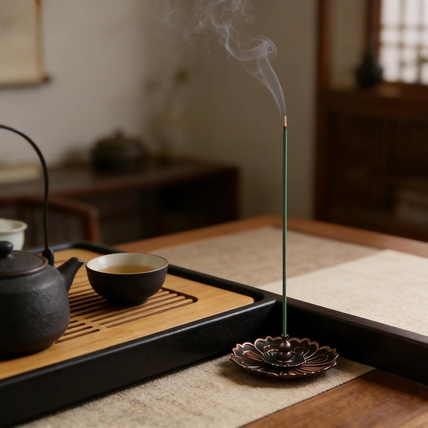Green Pomelo Leaf Incense Sticks，Natural Aromatherapy Incense for Meditation, Relaxation & Home Fragrance，No Additives, Long Lasting Fragrance，Ideal for Yoga, Spa & Daily Use