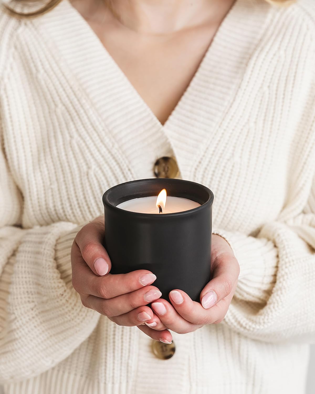 Citrus Skylight Scented Candle | Citrus, Agave & Peach | 10 oz Hand-Poured Coconut Apricot Wax | 45+ Hour Clean Burn | Bright Tropical Home Fragrance