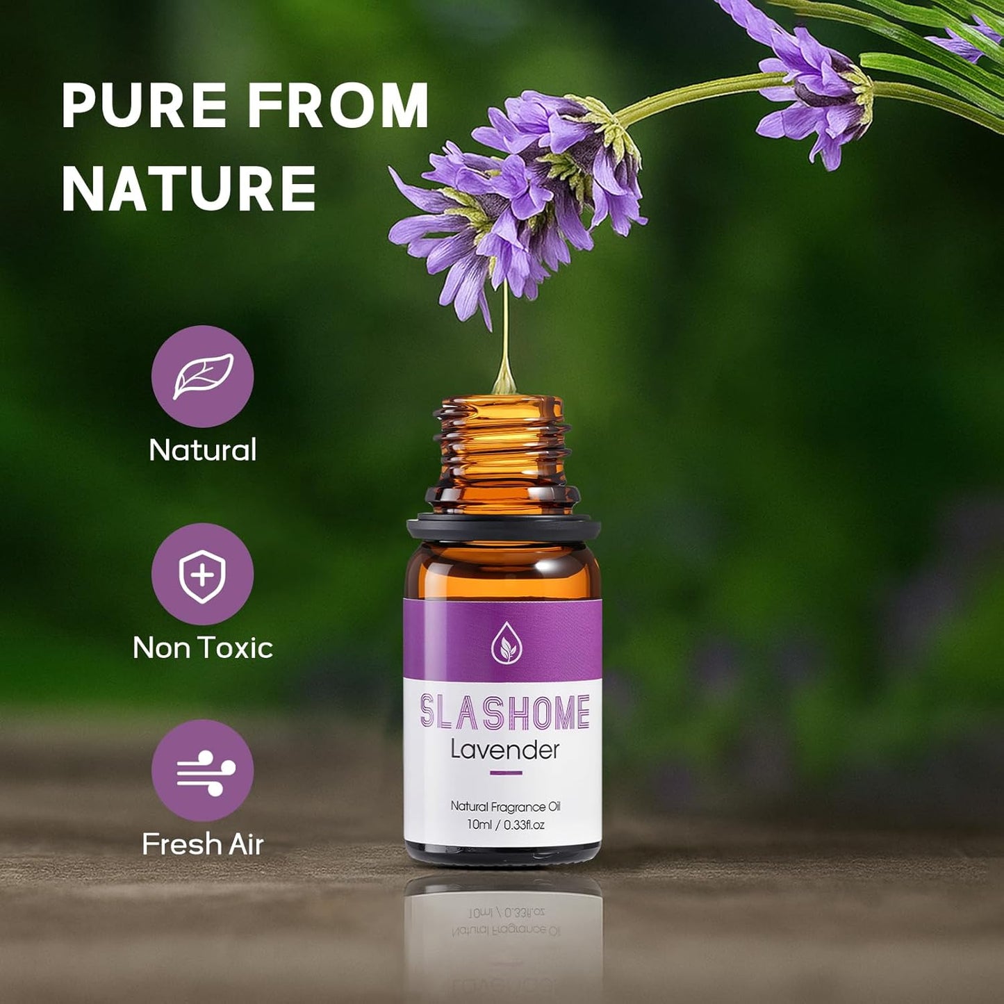 20 Pack Essential Oils for Diffusers for Home - Water Soluble Diffuser Oils Set for Humidifiers & Spa, Scented Oil with Wooden Gift Box for Women - Lavender, Peppermint, Sweet Orange, Tea Tree & More