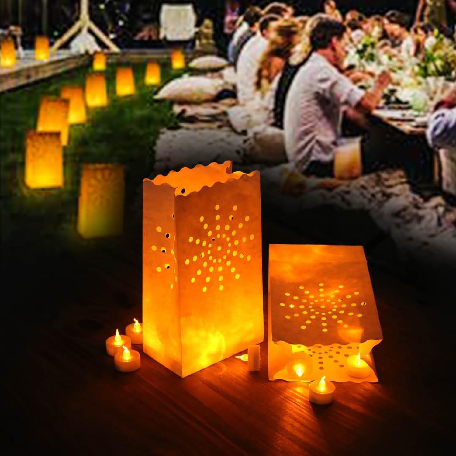 5Pack Flameless LED Tea Light Candles with Remote Control, Realistic and Bright Flickering Long Lasting 400 Hours, Decorative for Wedding Party Home Decoration Christmas Halloween WarmYellow