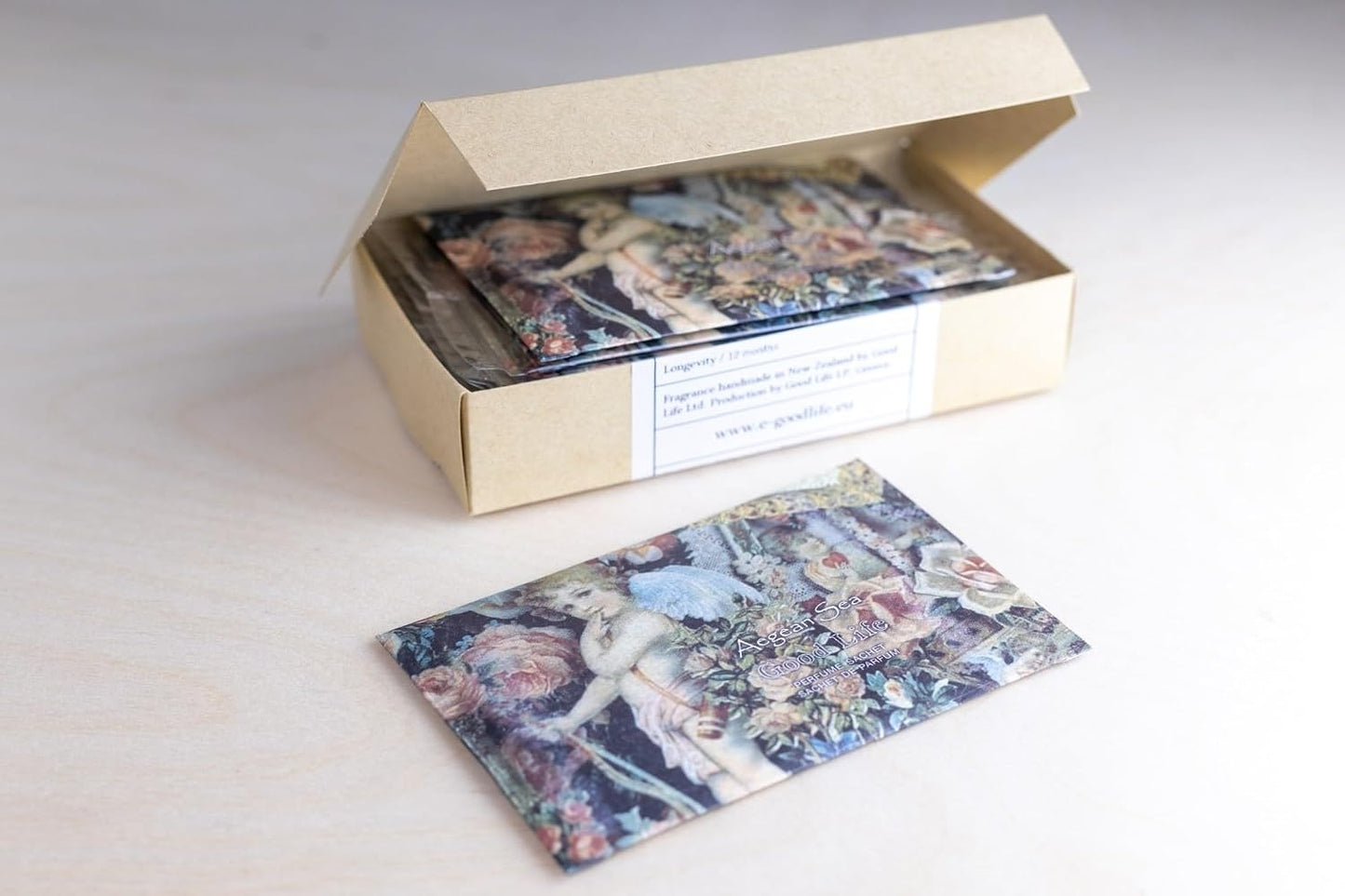 Good Life Aegean Sea Scented Sachets | Designed in New Zealand | 12 Sachets