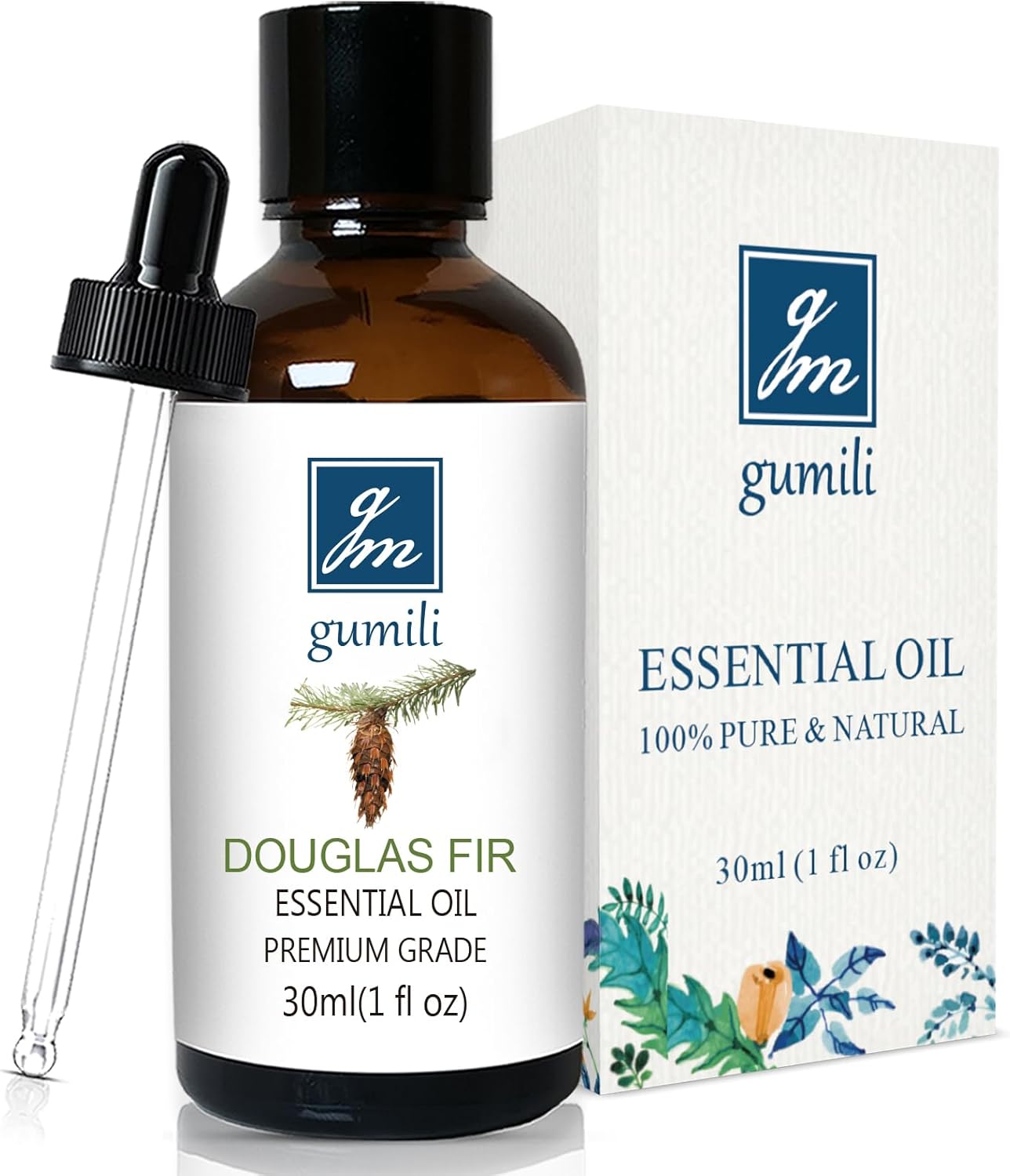 GM Gumili Douglas Fir Essential Oil, Scent Oil for Home Crafts, Household, Holiday - 30ml/1 fl oz