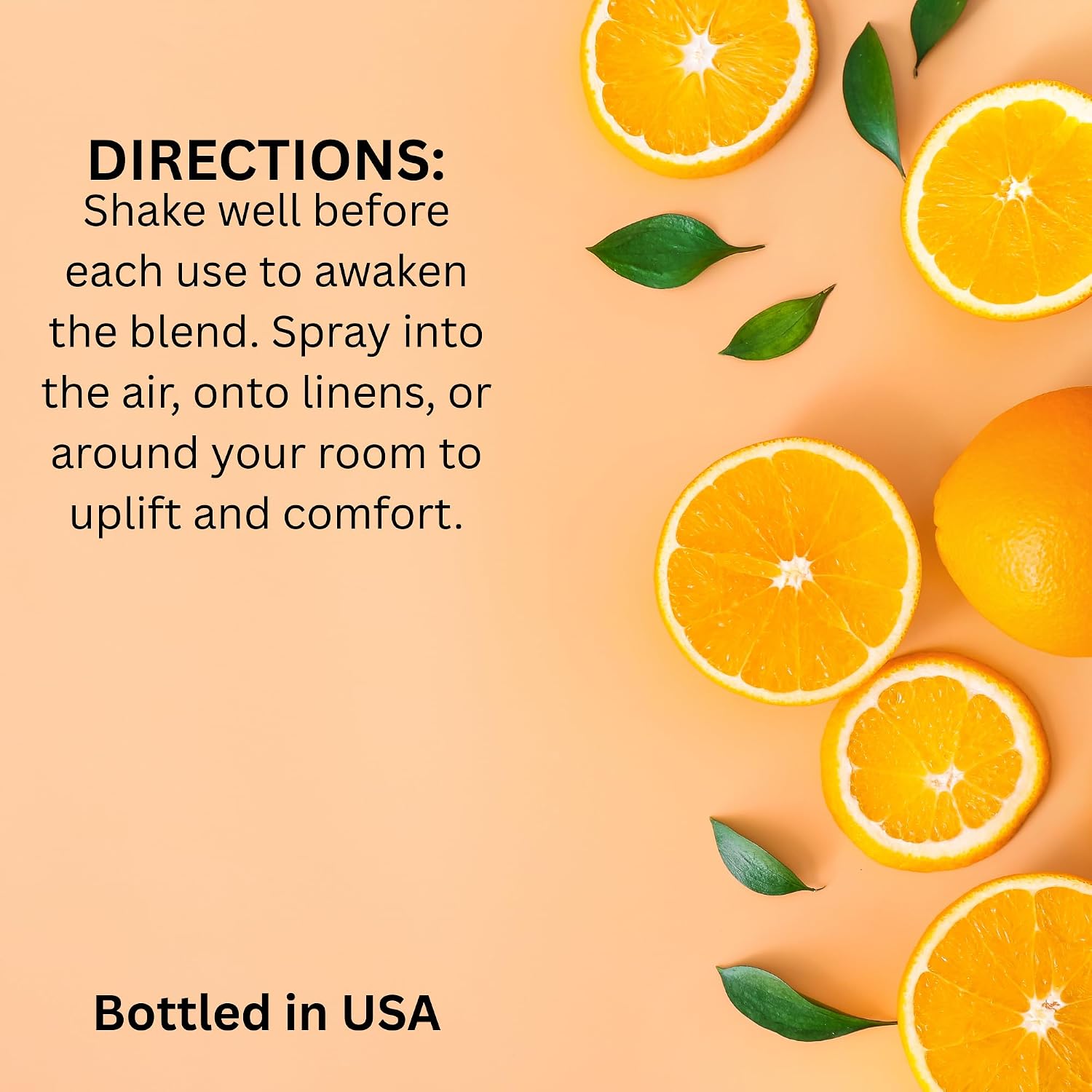 Aiye Essentials Orange Vanilla Aromatherapy Room & Linen Spray, Non‑Toxic Essential Oil Fabric Mist, 4 oz