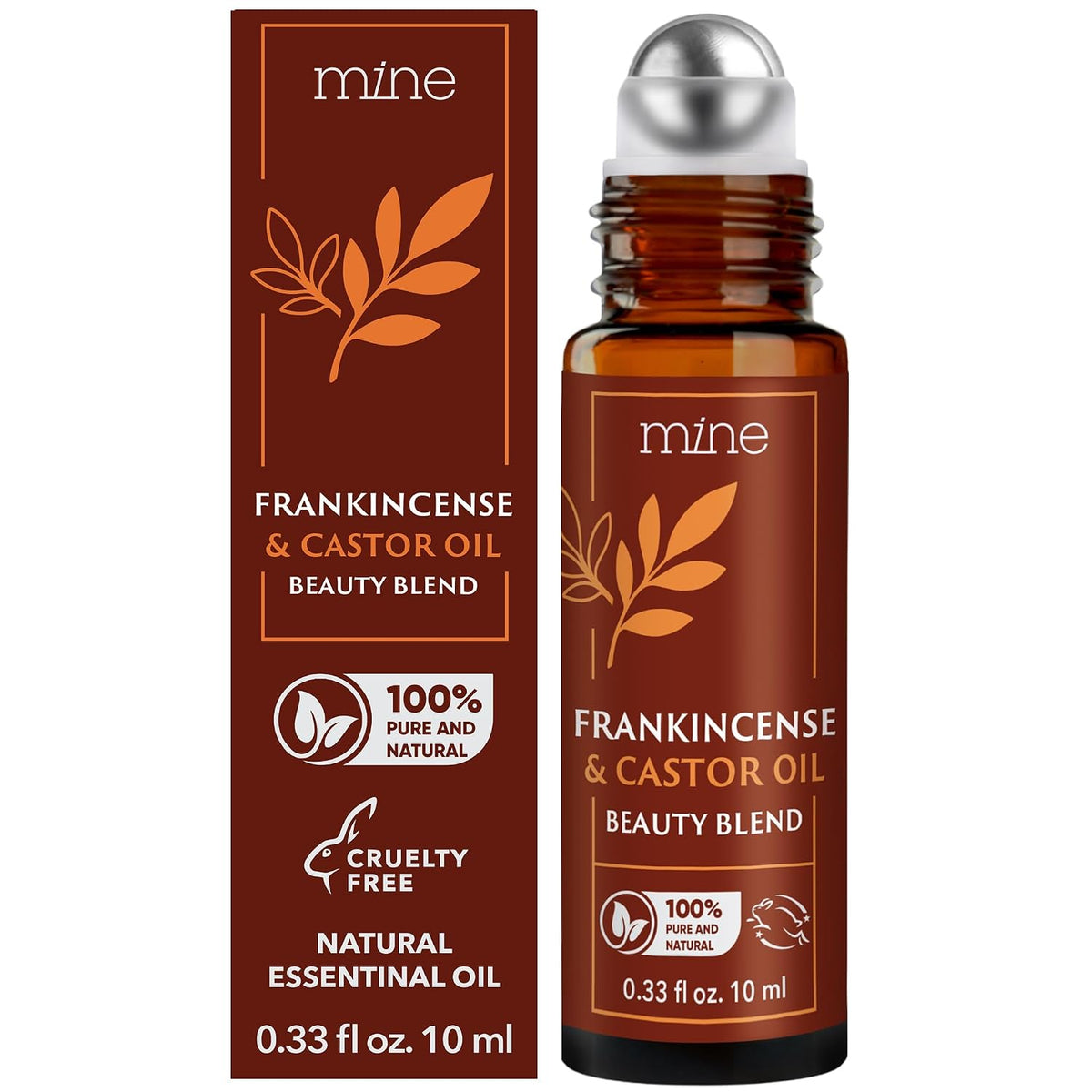 Mine Pure Castor Oil and Frankincense Roll On - Meaningful Gifts for Women - Eye Roller