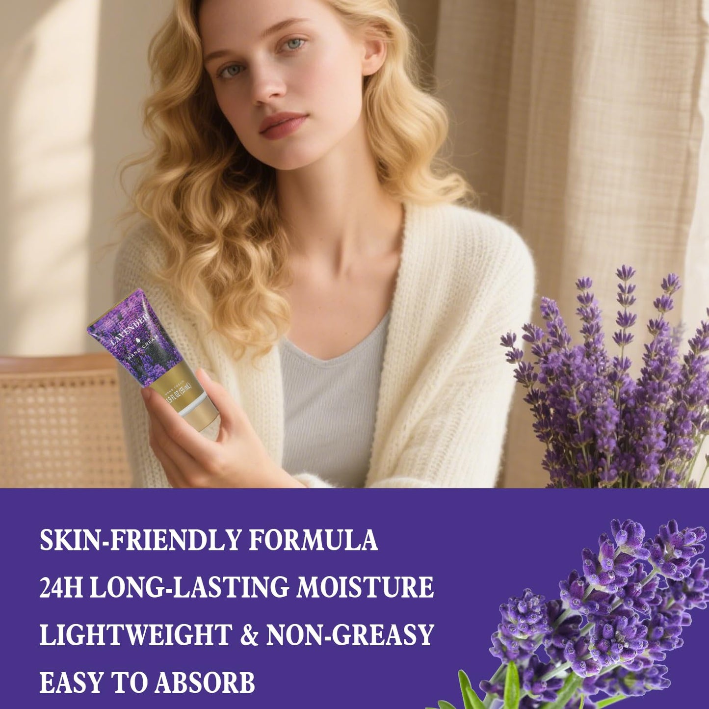Spa Luxetique Gifts for Women 8pcs Relaxing Lavender Gift Set for Women High Heel Spa Gift for Womens Birthday Gifts for Womens Mom Grandma Teacher Nurse