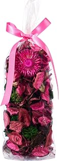 Spring Potpourri Bags - Scented Sachet Petals Pink Dried Flowers, Long Lasting Closet Air Fresheners Drawer Deodorizer, Decorative Vase Filler for Home Decor