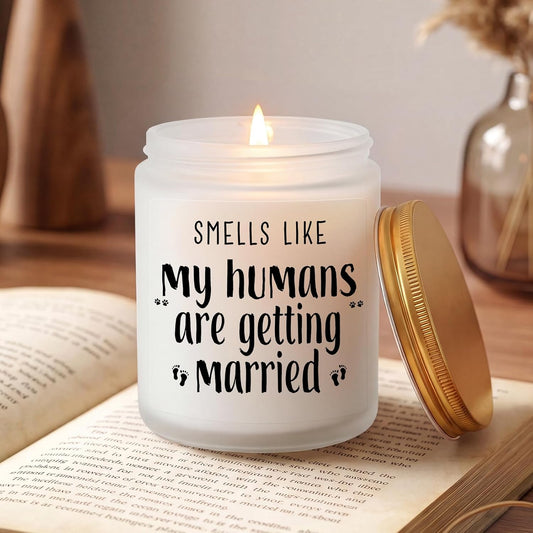 MULCHUM Lavender Scented Soy Candle for Pet Lover Wedding Gifts