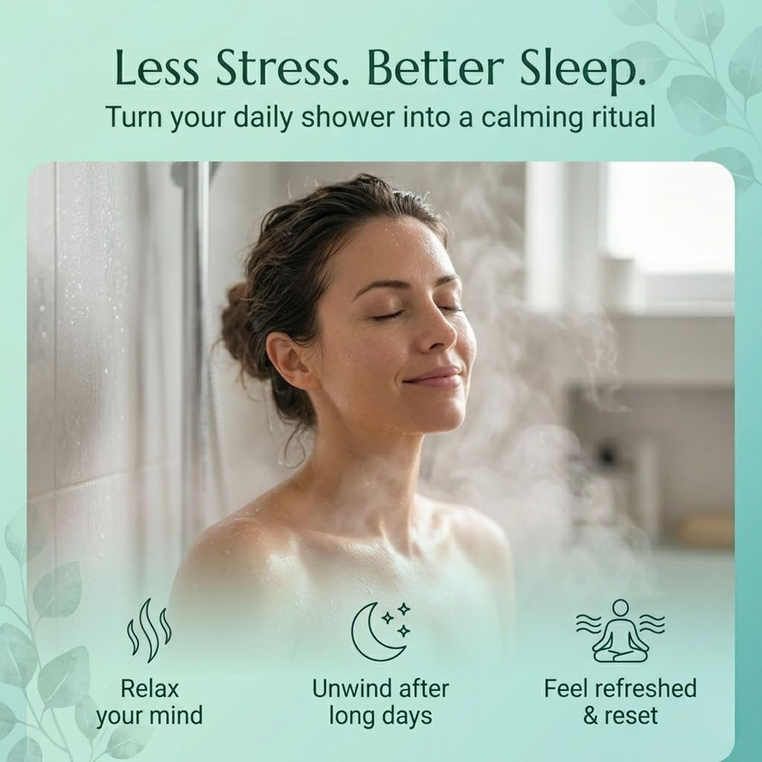 REVIV Shower Steamers Aromatherapy – 15pc Eucalyptus & Mint Shower Bombs