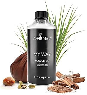 My Way Diffuser Oil Blend | Luxury Home Fragrance Oil for Diffusers | Inspired by 1 Hotel | Signature Scent with Notes of Leather, Cardamom, Lemon, Cedarwood, Iris & Amber | 500ml