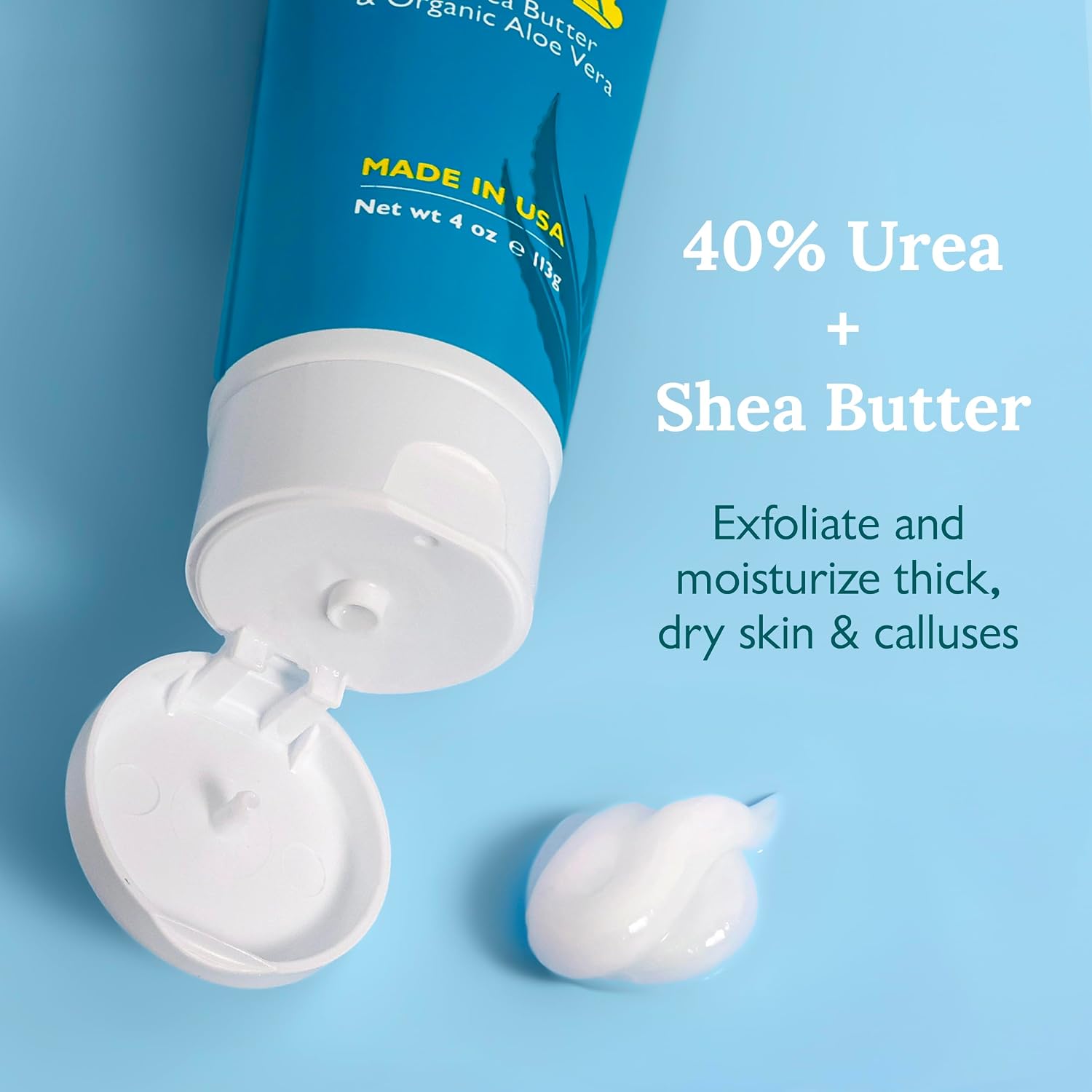 Breathe Easy Shower Steamers + Callus & Cracked Heel Cream with 40% Urea, Shea Butter and Organic Aloe Vera