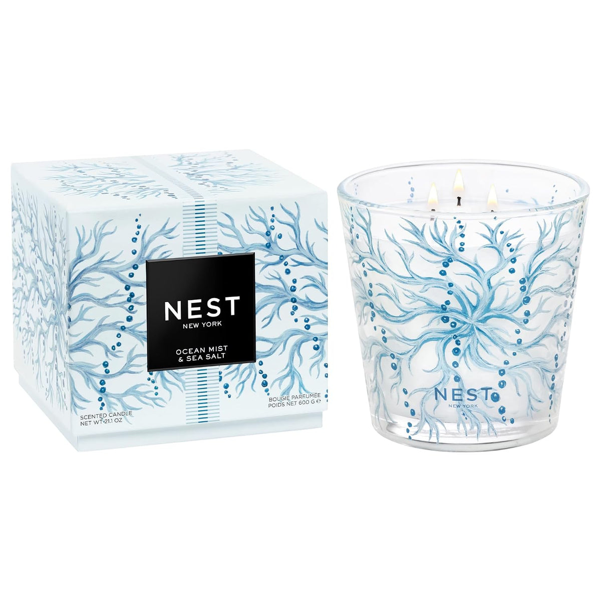 NEST New York Scented Decorative 3-Wick Candle