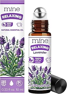 Mine Lavender Essential Oil Roll On – 100% Pure Natural Lavender Oil – Relaxation Gift for Women & Self Care Lovers