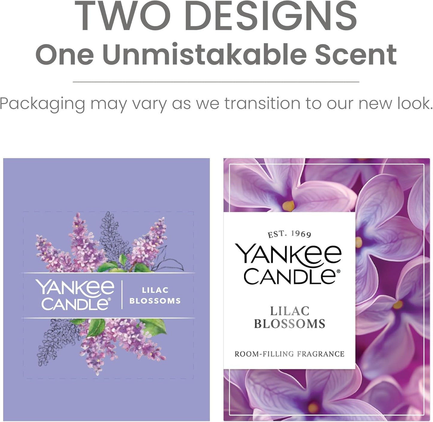 Yankee Candle Large Tumbler Scented Candle with up to 80 Hour Burn Time, Premium Plant Wax Blend for Consistent Burn, 20 oz Tumbler Candle with Room Filling Fragrance, Lilac Blossoms