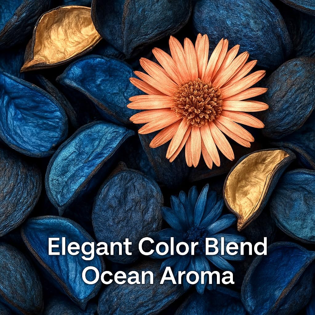 Ocean Scented Potpourri – 2 Large Bags (120g Each) of Dried Botanicals for Bowls, Vases & Gifts – Home Fragrance Decor by Dependable Industries Inc. Essentials