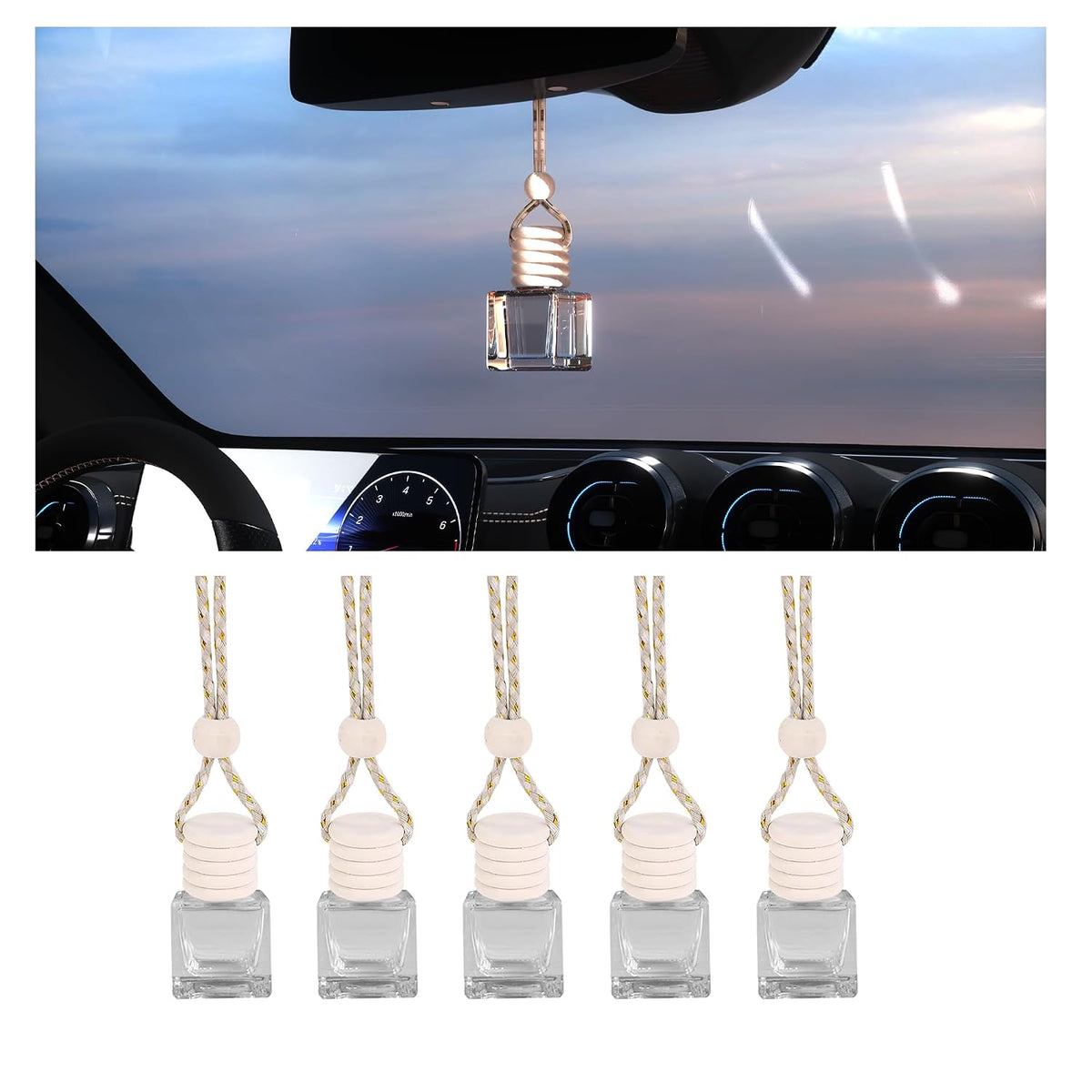 5PCS Hanging Car Air Freshener