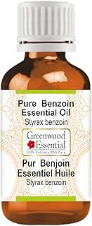 Greenwood Essential Benzoin Essential Oil (Styrax Benzoin) Pure | Viscous Texture | Rich Aroma | Unisex | All Skin Types |Natural Extract Steam Distilled 30ml (1 oz)