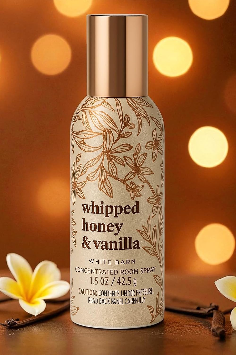Bath & Body Works Whipped Honey & Vanilla Concentrated Room Spray 1.5 oz / 42.5 g – Rich Honey Drizzle with Floral Neroli and Whipped Vanilla Bean